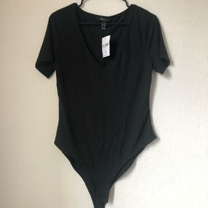 NWT 0X Forever 21 Black Body Suit